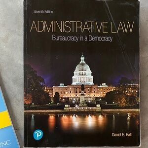 Pearson Administrative Law Book - Black and Gold Cover- Used Good Condition